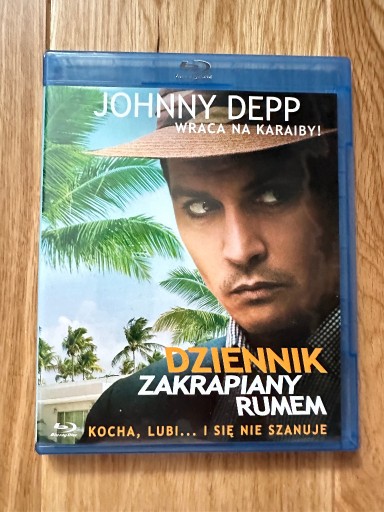 Zdjęcie oferty: Dziennik zakrapiany rumem J.DEEP  blu ray Polecam 