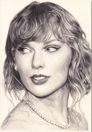 Zdjęcie oferty: portret kredkami Taylor Swift