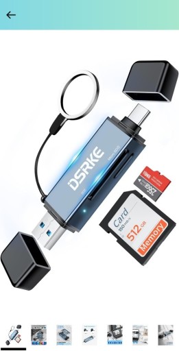 Zdjęcie oferty: Czytnik kart SD Czytnik kart SD z USB 3.0/USB C