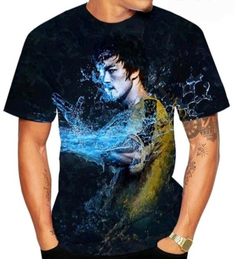 Zdjęcie oferty: Rashguard M koszulka treningowa bruce lee czarna