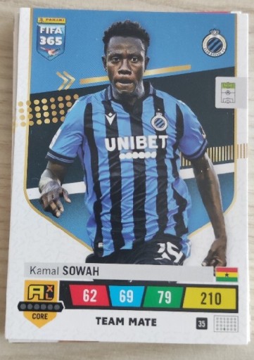 Zdjęcie oferty: FIFA 365 2023 TEAM MATE Sowah CLUB BRUGGE 35