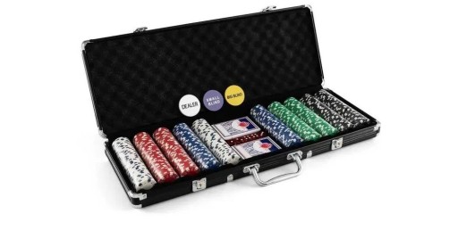 Zdjęcie oferty: Zestaw do gry w pokera 500PCS Costway