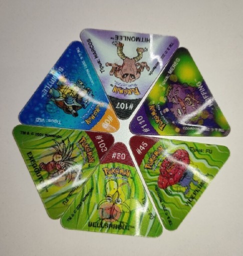 Zdjęcie oferty: Pokemon tazo trio polskie i zagraniczne 12 różnych