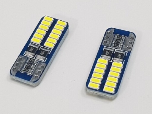 Zdjęcie oferty: Żarówki postojowe LED W5W T10, białe 6000k. Canbus