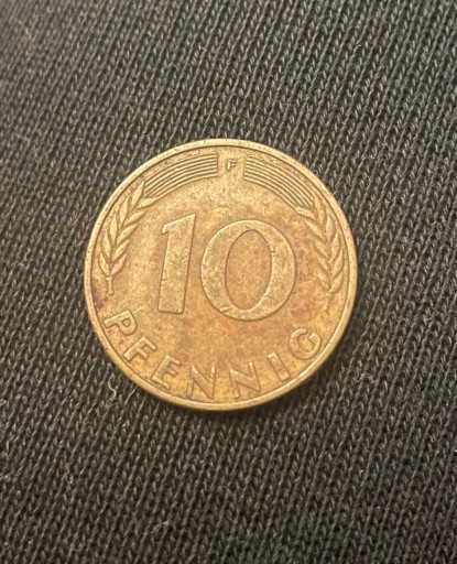 Zdjęcie oferty: 10 Pfennig 1950 RFN Niemcy moneta