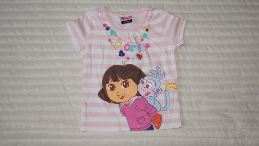 Zdjęcie oferty:  George T-shirt bluzeczka z  Dorą  roz. 12-18m-cy