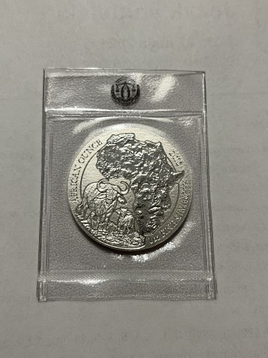 Zdjęcie oferty: Rwanda African Ounce 2015 Cape Buffalo, 1oz Ag