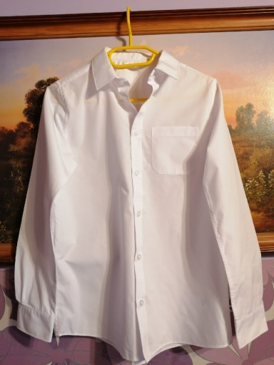 Zdjęcie oferty: Koszula biała chłopięca długi rękaw roz 158