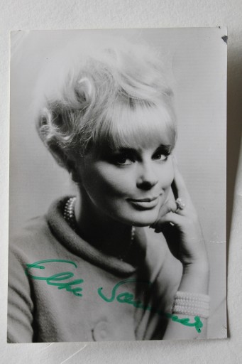 Zdjęcie oferty: autograf autograph Elke Sommer