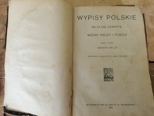 Zdjęcie oferty: Stara książka WYPISY POLSKIE 