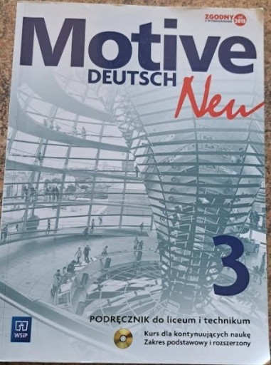 Zdjęcie oferty: Motive Deutsch 3 New Podręcznik Liceum Technikum