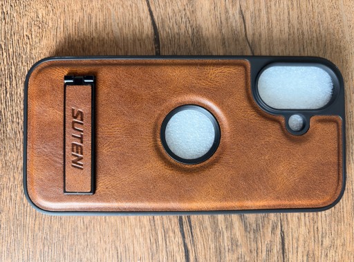 Zdjęcie oferty: Etui SUTENI do iPhone 17 - Brązowa Skóra Ekologiczna z MagSafe