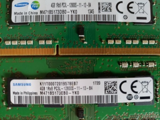 Zdjęcie oferty: Pamięć RAM DDR3 Samsung M471B5173DB0 4 GB 8gb