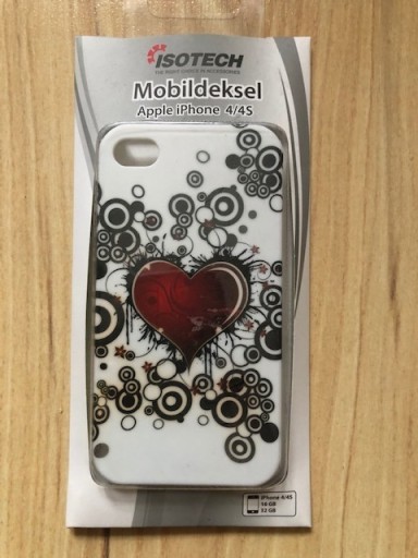 Zdjęcie oferty: pokrowiecetui telefon Apple Iphone 4 4S serceheart