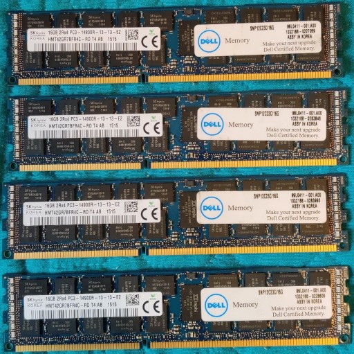 Zdjęcie oferty: RAM 16 GB SK Hynix Registered DDR3 1866 Dell Cert