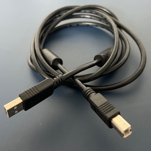 Zdjęcie oferty: 5-pack Kabel USB A/B A->B 1,8m NOWY czarny