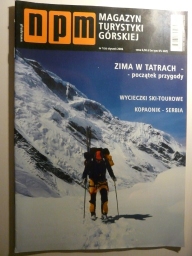 Zdjęcie oferty: Magazyn turystyki górskiej n.p.m. styczeń 2006