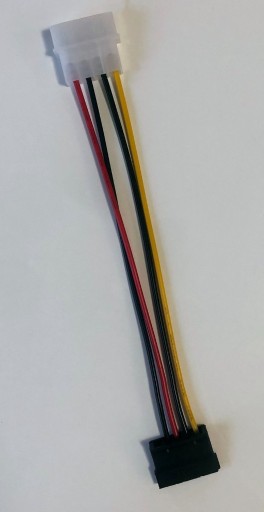 Zdjęcie oferty: Kabel adapter zasilający Molex 4Pin do Sata 15 Pin