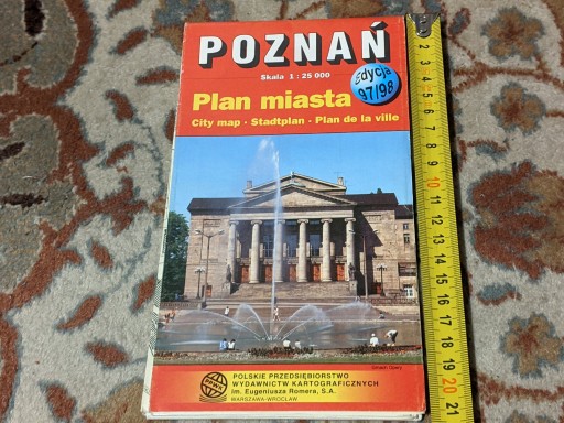 Zdjęcie oferty: Mapa Poznań, 1997