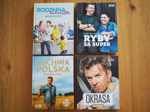 Zdjęcie oferty: Kuchnia Lidla zestaw 4 książek