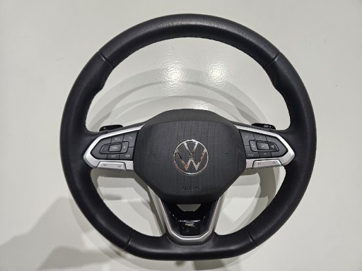 Zdjęcie oferty: Kierownica VW R-line Airbag kpl skórzana DSG 