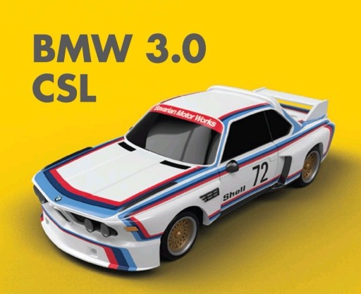 Zdjęcie oferty: BMW 3.0 CSL - SHELL model RC sterowany smartfonem