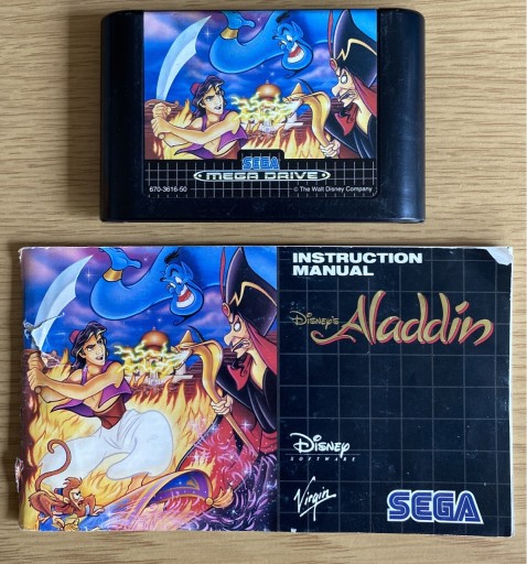 Zdjęcie oferty: Aladdin z instrukcją - Sega Mega Drive 