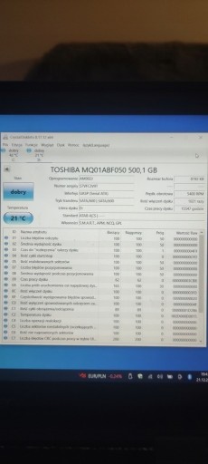 Zdjęcie oferty: Dysk HDD Toshiba MQ01ABF050 500GB 2,5" Wawa