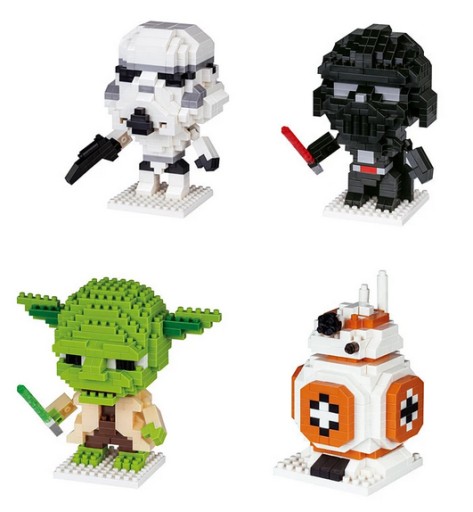 Zdjęcie oferty: Figurki Star Wars Lego Blocks Yoda Vader R2-D2