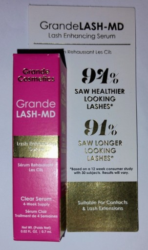 Zdjęcie oferty: Grande cosmetics lash-md serum odżywka do rzęs 0,7