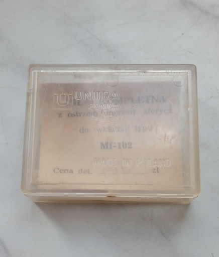 Zdjęcie oferty: Pudełko na wkładkę gramofonową UNITRA