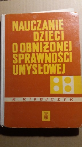 Zdjęcie oferty: Nauczanie dzieci o obniżonej sprawności umyslowej.