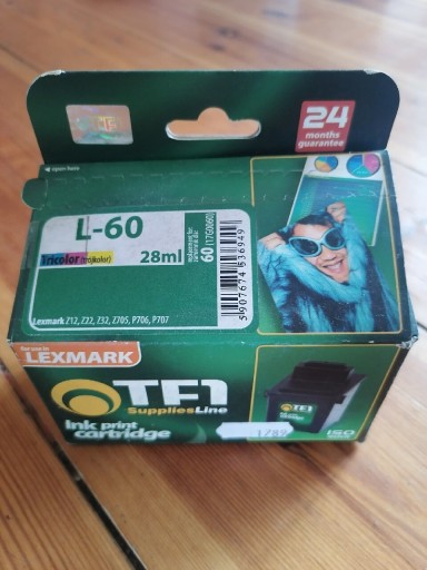 Zdjęcie oferty: Lexmark 60 28ml trikor 17G0060  Z12 Z22 P706 P707