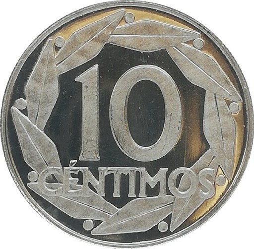 Zdjęcie oferty: Hiszpania 10 centimos 1959, KM#790