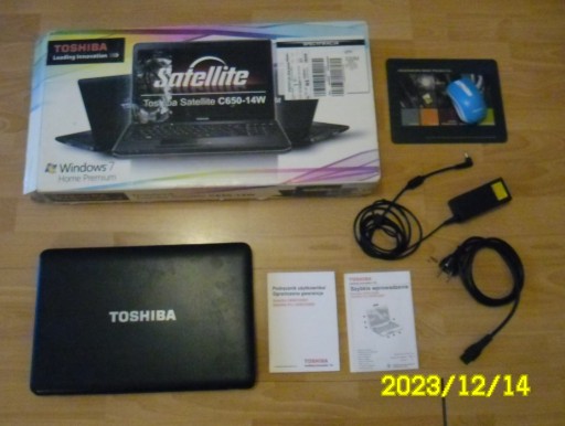 Zdjęcie oferty: Notebook Toshiba Satellite C650-14W - Windows 10