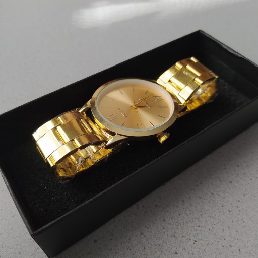 Zdjęcie oferty: Zegarek Męski Złoty odcień