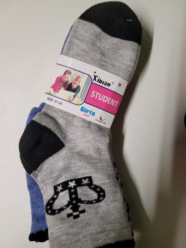 Zdjęcie oferty: 5 par-skarpety dziewczęce 31-34