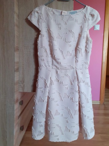Zdjęcie oferty: Sukienka w kolorze pudrowy róż H&M rozmiar 38