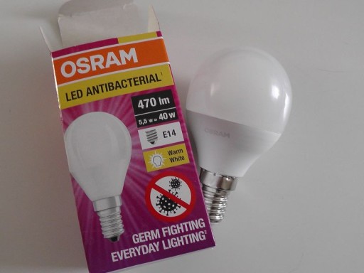 Zdjęcie oferty: Żarówka Osram LED E14  Antybakteryjna  470 lm