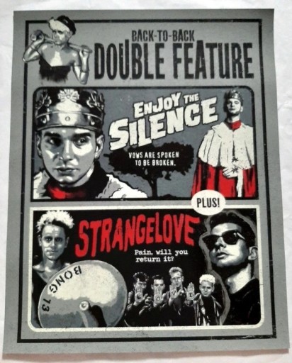 Zdjęcie oferty: Depeche Mode Enjoy The Silence/Strangelove plakat