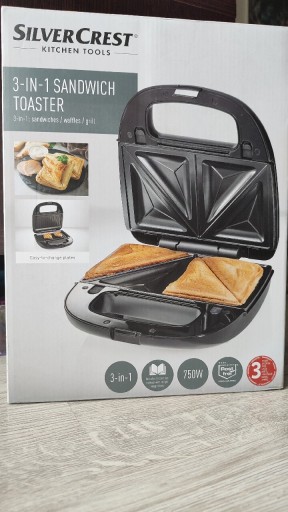 Zdjęcie oferty: Opiekacz 3 w 1 sandwich gofry grill Silvercrest 