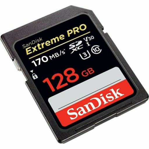 Zdjęcie oferty: Karta pamięci SDXC SanDisk Extreme PRO 128GB 170MB
