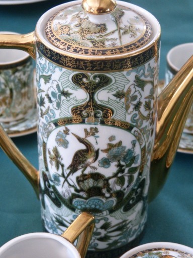 Zdjęcie oferty: Porcelana japońska Saji zestaw kawowy 6 osób