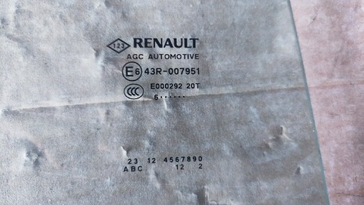 Zdjęcie oferty: SZYBA DRZWI PRAWY TYŁ RENAULT GRAND SCENIC IV 16r