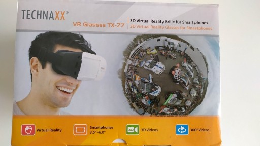 Zdjęcie oferty: Okulary VR Google VR TechnaXX TX-77