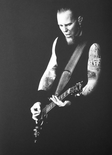 Zdjęcie oferty: James Hetfield Metallica Obraz na blasze Grawerka