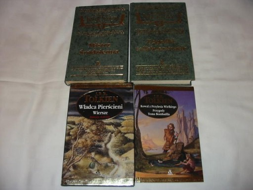 Zdjęcie oferty: TOLKIEN WIERSZE MISTRZ ZAGADKI X 4 ZIELONE