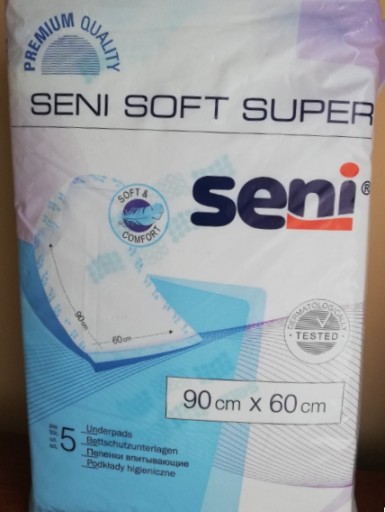 Zdjęcie oferty: Podkłady chłonne Seni Soft Super 60cm x 90cm