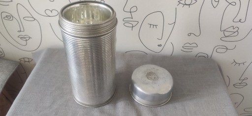 Zdjęcie oferty: Retro termos, oryginalny Thermos aluminiowy PRL