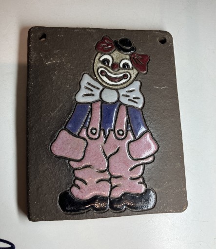 Zdjęcie oferty: figurka klauna clown emalia na metalu